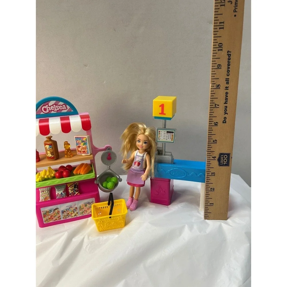 Barbie Chelsea Can Be Snack Stand Playset with Doll and Accessories GTN67